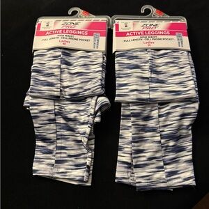 Brand New Ladies Active Leggings Lot of 2 – Size Medium